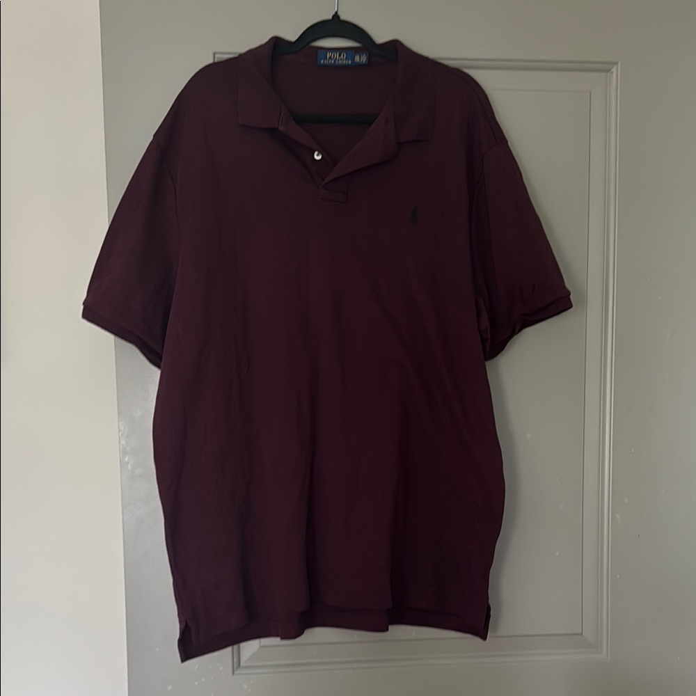 Polo Ralph Lauren XXL Burgundy Men’s Collared Shirt